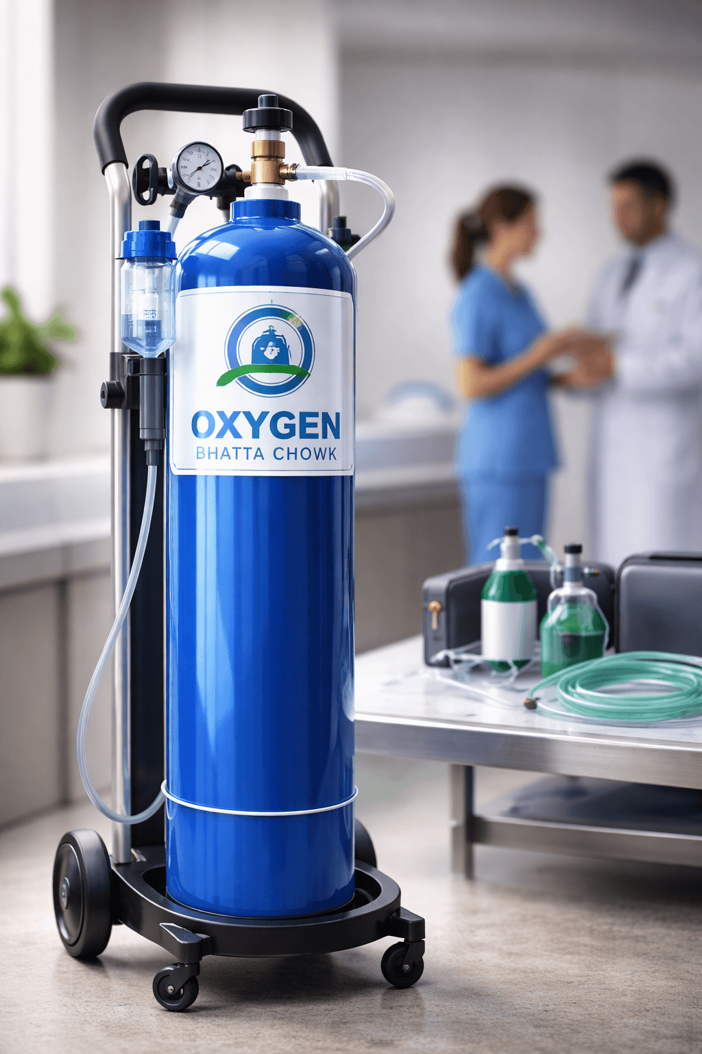 Professional oxygen cylinder home delivery service in Lahore