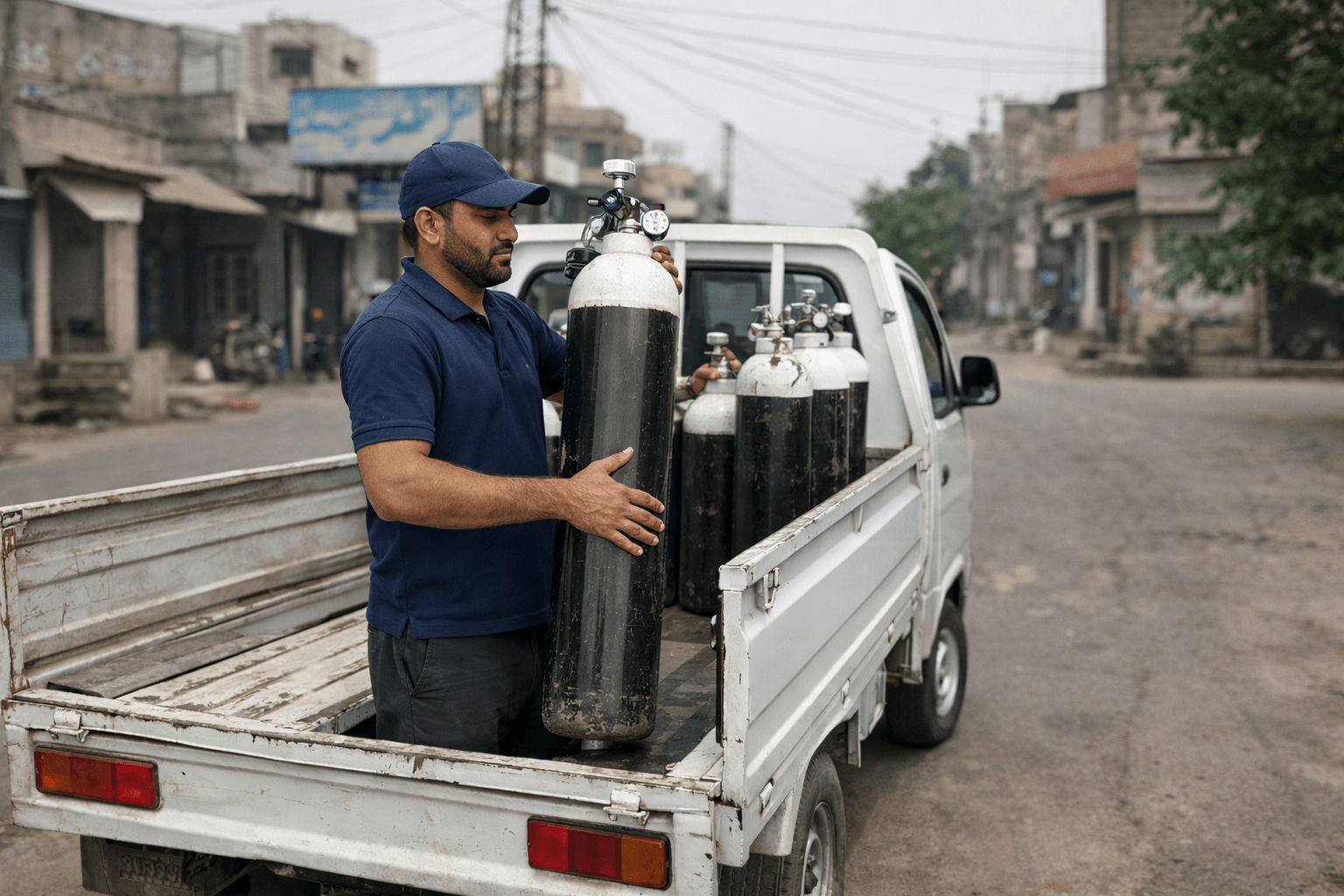 Oxygen cylinder delivery service in Lahore