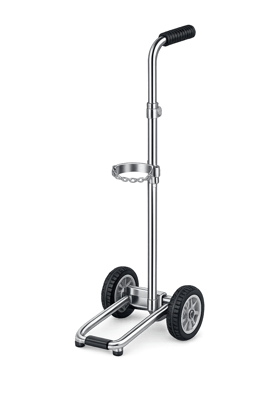 Oxygen cylinder trolley